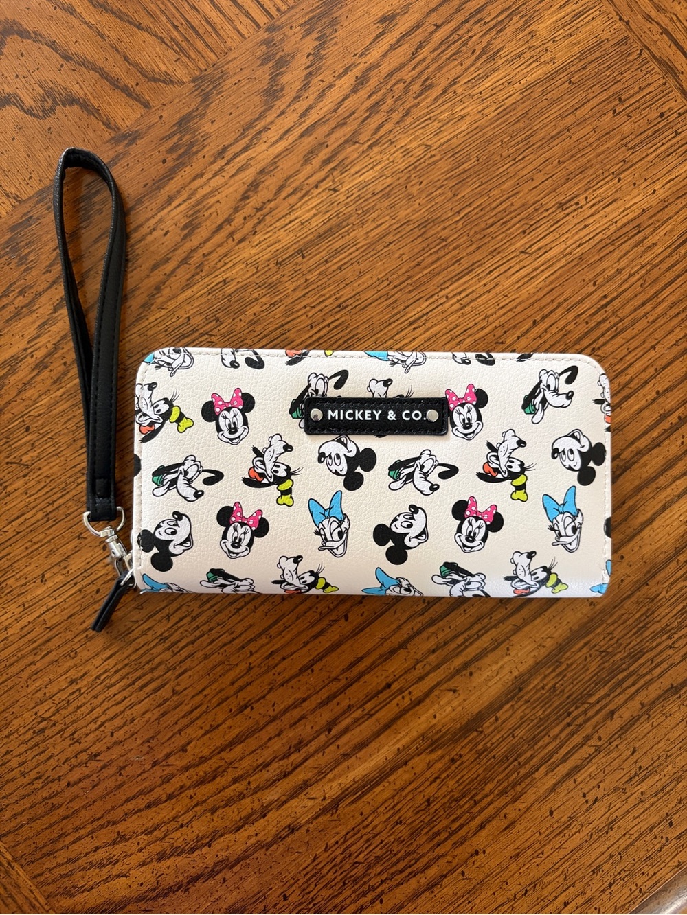 Mickey & Co Character Pattern Wristlet Clutch - Picture 1 of 6